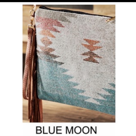 New blue moon western shoulder bag - Picture 2 of 9